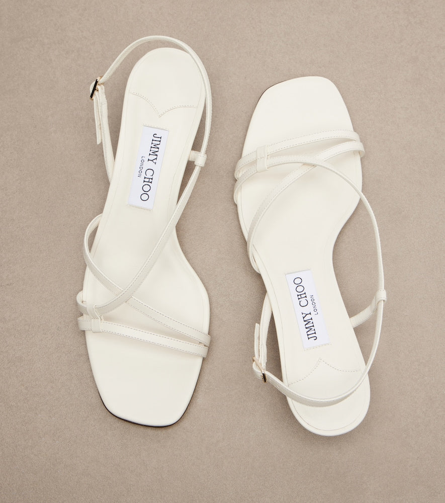 Jimmy Choo Farris leather slingback sandals