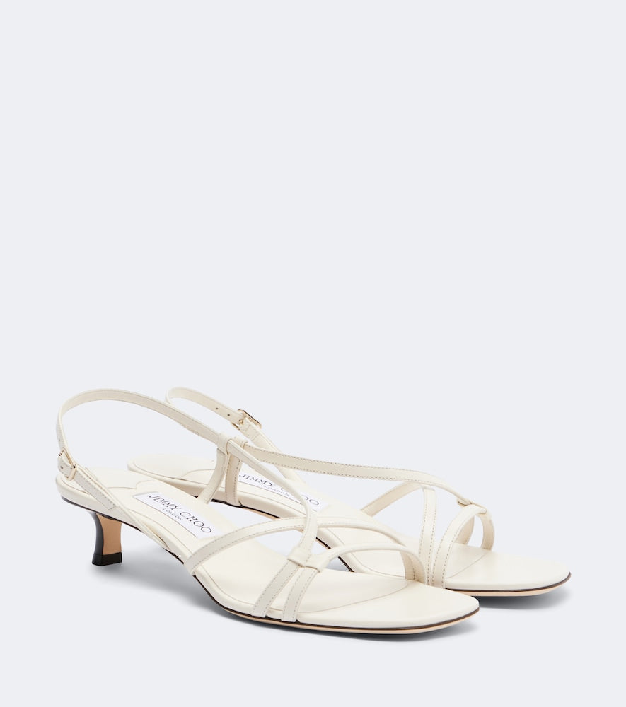 Jimmy Choo Farris leather slingback sandals