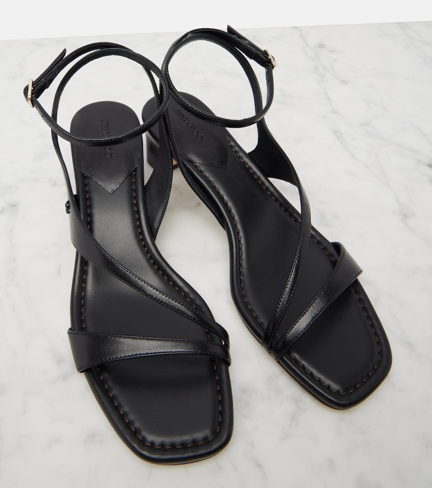 Jimmy Choo Faye leather slingback sandals