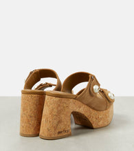 Jimmy Choo Fayence 95 suede platform mules