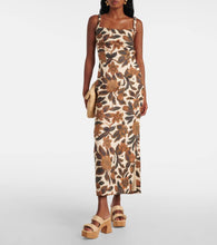 Jimmy Choo Fayence canvas platform mules