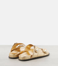 Jimmy Choo Fayence metallic leather sandals
