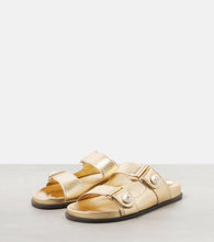 Jimmy Choo Fayence metallic leather sandals