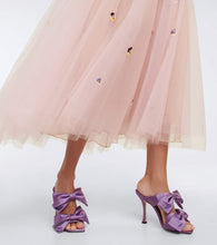 Jimmy Choo Flaca 100 satin mules