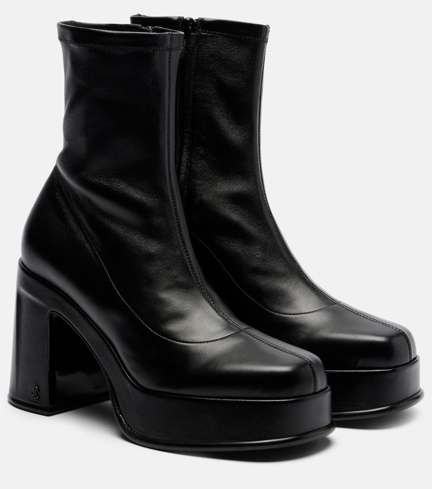 Jimmy Choo Hadi leather ankle boots