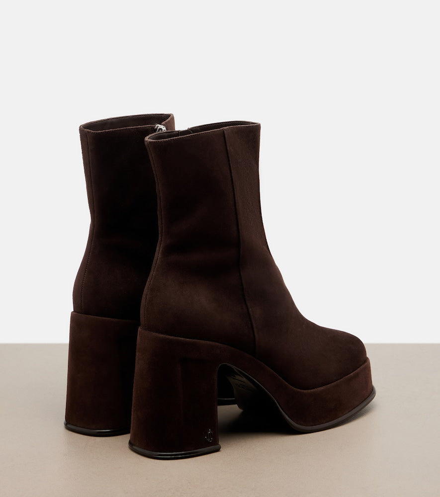 Jimmy Choo Hadi suede platform ankle boots
