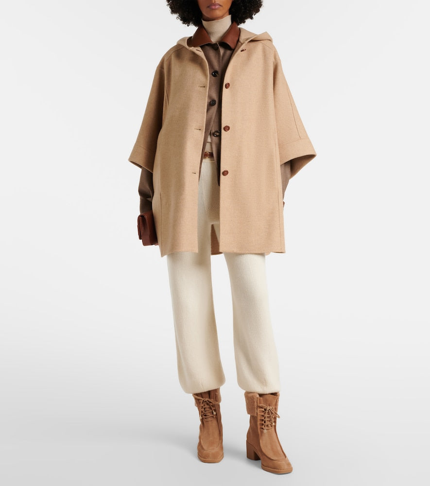 Jimmy Choo Hali shearling-trimmed suede ankle boots