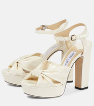 Jimmy Choo Heloise 120 patent leather platform sandals