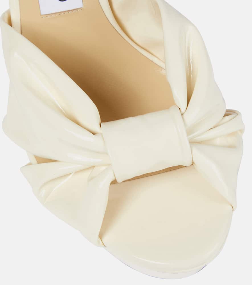 Jimmy Choo Heloise 120 patent leather platform sandals