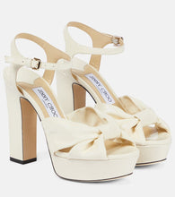 Jimmy Choo Heloise 120 patent leather platform sandals