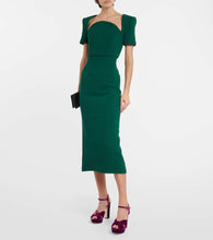 Jimmy Choo Heloise 120 velvet peep-toe pumps