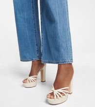 Jimmy Choo Isra leather platform sandals