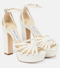 Jimmy Choo Isra leather platform sandals