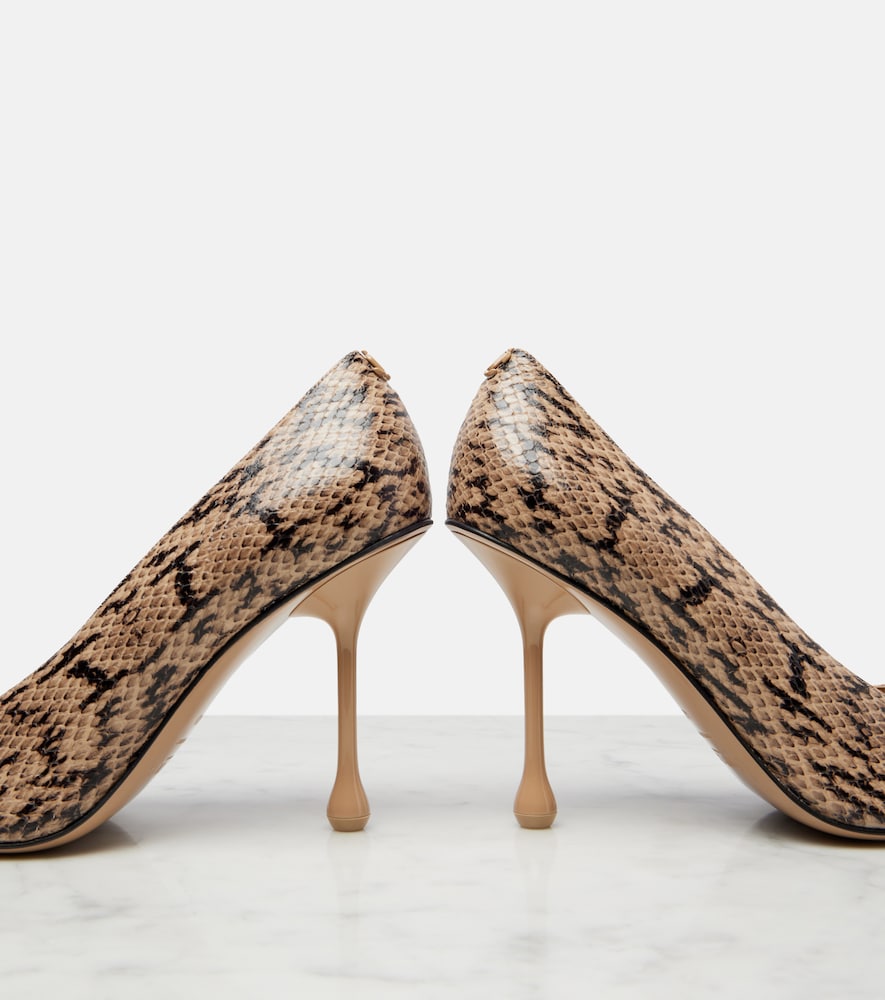 Jimmy Choo Ixia snake-effect leather pumps