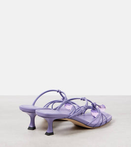 Jimmy Choo Jemma 50 embellished leather mules