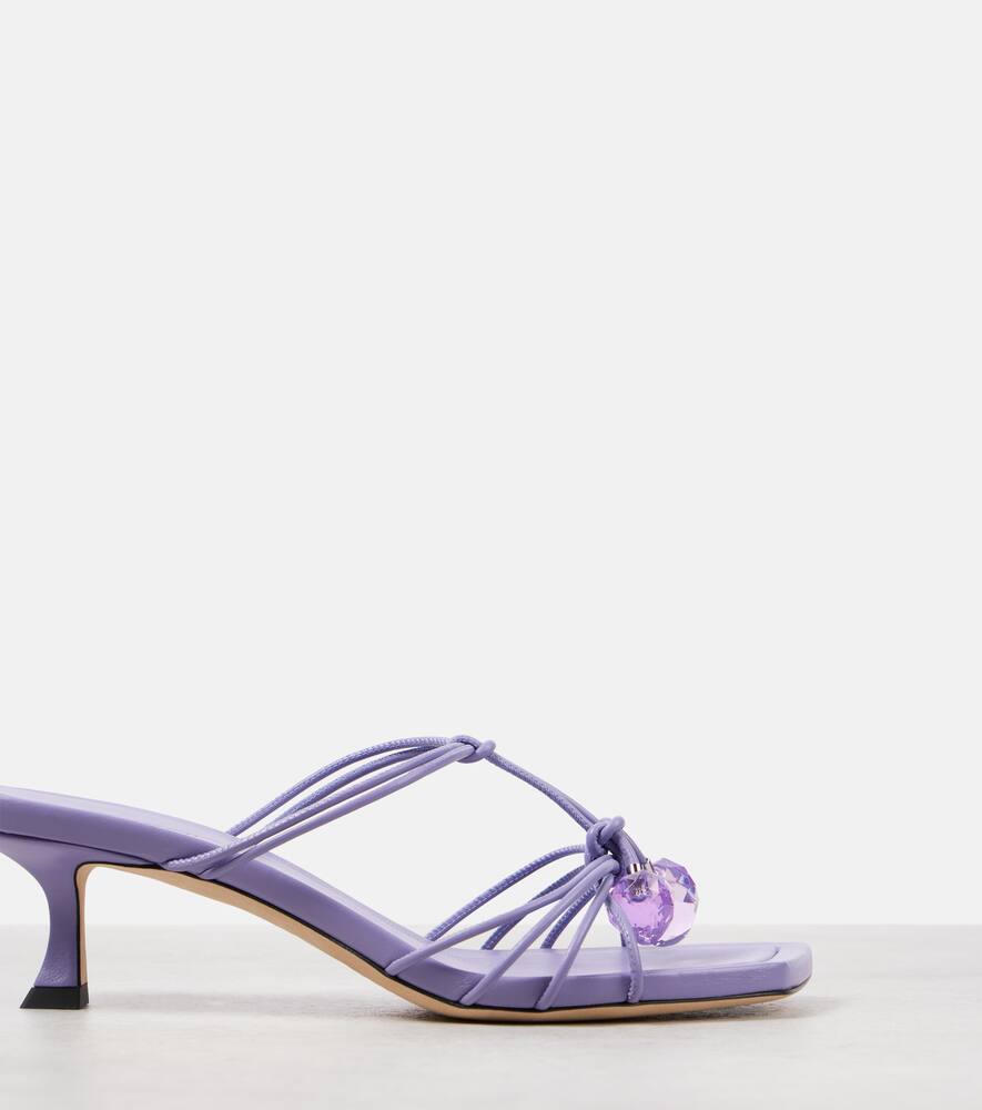 Jimmy Choo Jemma 50 embellished leather mules