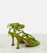 Jimmy Choo Jemma 90 embellished suede sandals