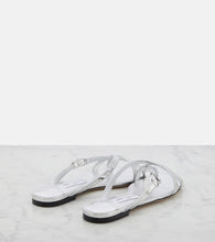 Jimmy Choo Jess metallic leather sandals