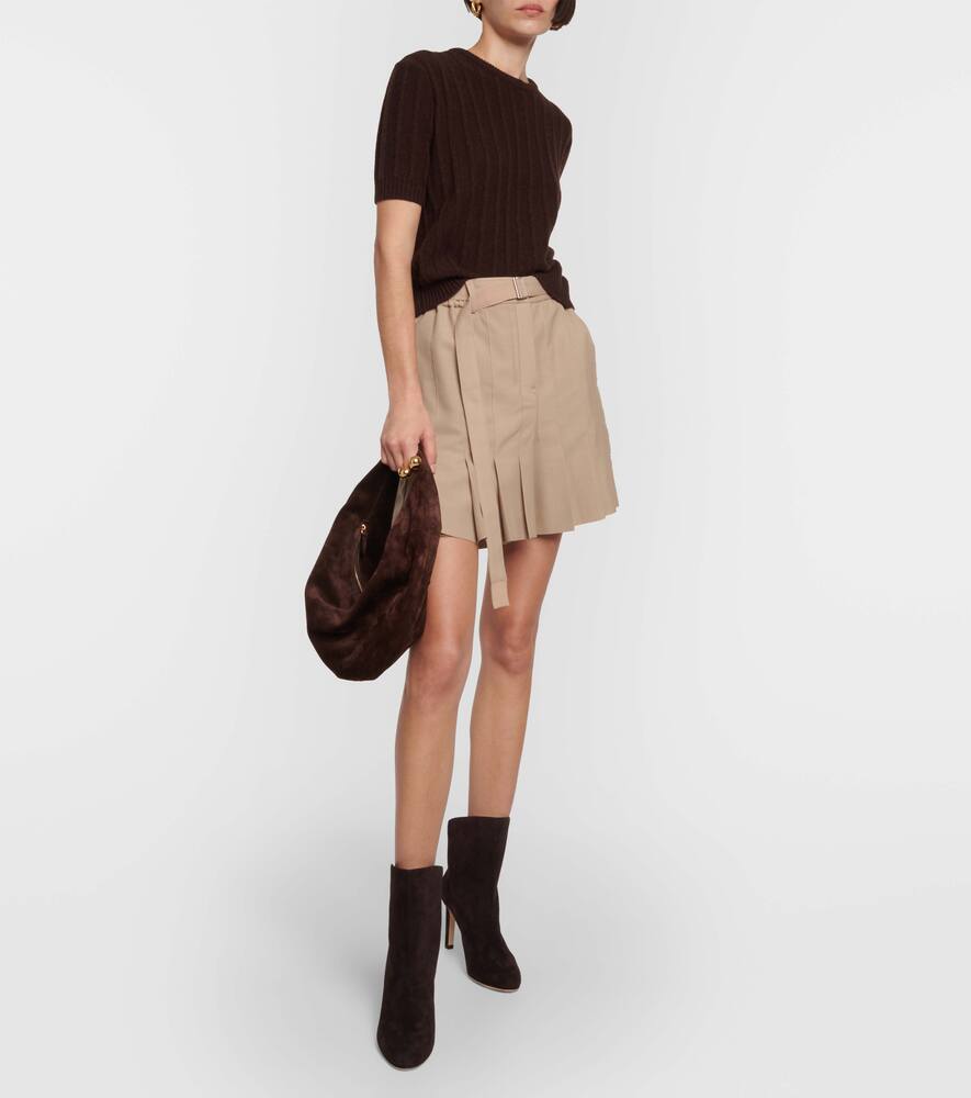 Jimmy Choo Karter 85 suede leather ankle boots