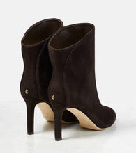 Jimmy Choo Karter 85 suede leather ankle boots