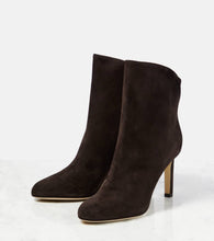 Jimmy Choo Karter 85 suede leather ankle boots
