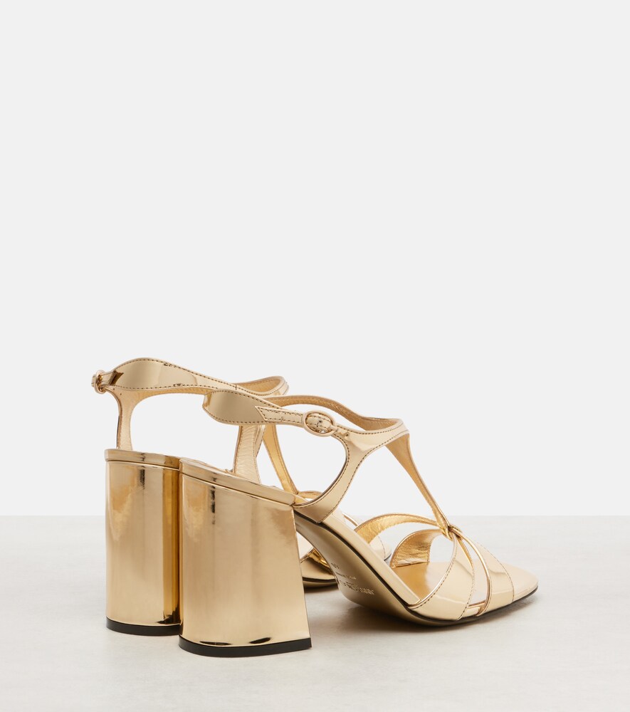 Jimmy Choo Kesia metallic leather sandals