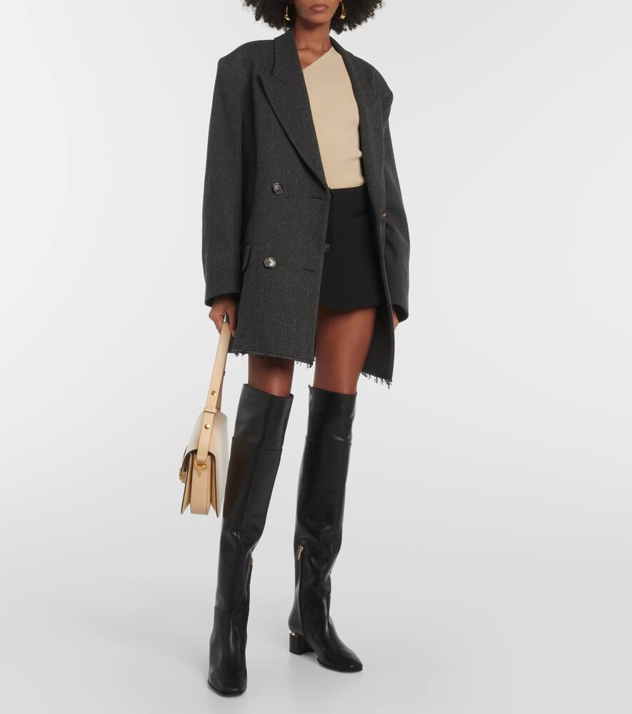 Jimmy Choo Loren 45 leather over-the-knee boots