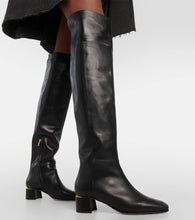 Jimmy Choo Loren 45 leather over-the-knee boots