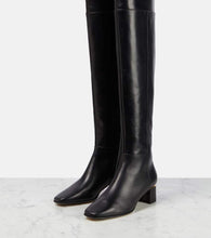 Jimmy Choo Loren 45 leather over-the-knee boots