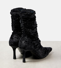 Jimmy Choo Lotta 85 velvet ankle boots