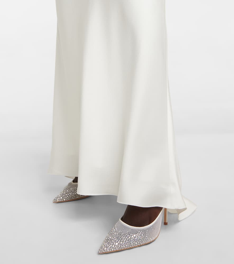 Jimmy Choo Love 100 crystal-embellished pumps