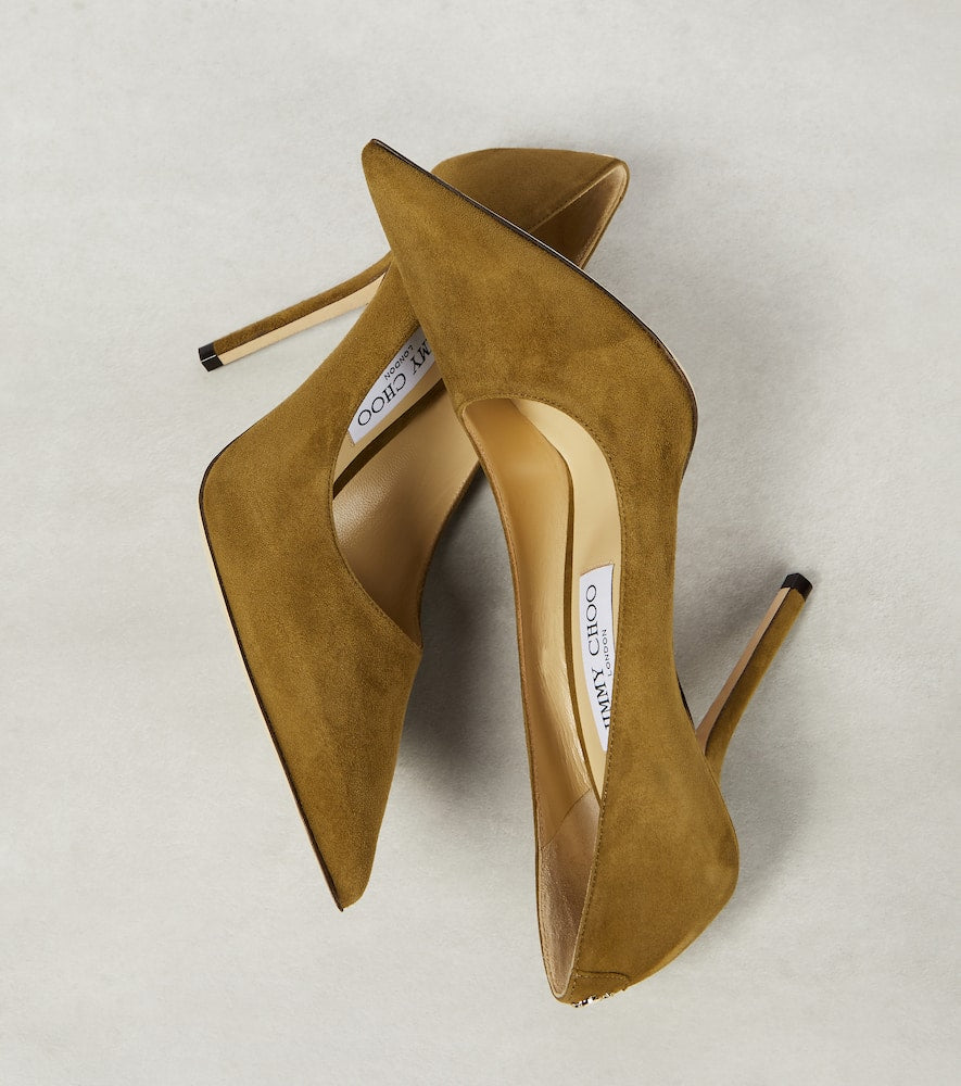 Jimmy Choo Love 100 suede pumps