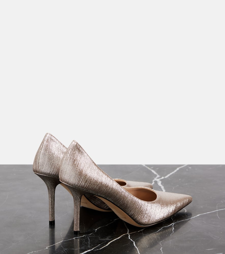 Jimmy Choo Love 85 glitter pumps