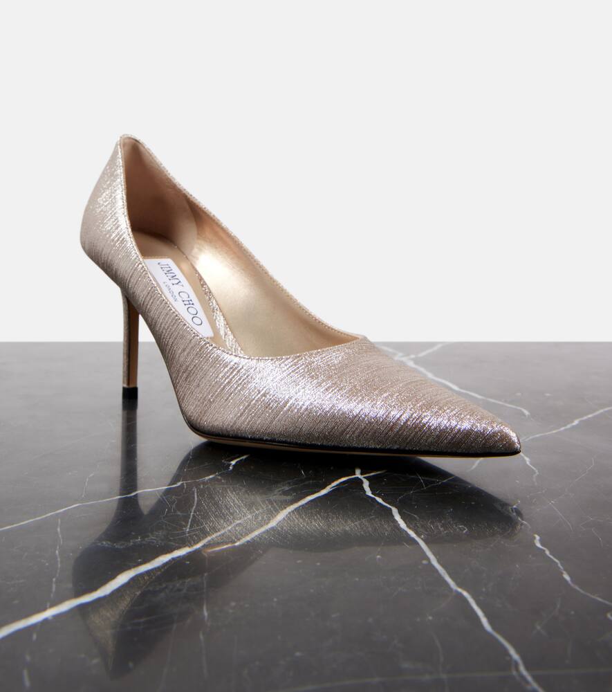 Jimmy Choo Love 85 glitter pumps