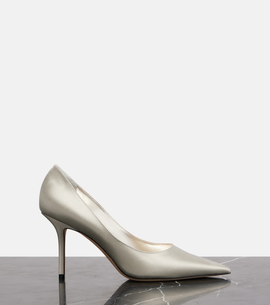 Jimmy Choo Love 85 satin pumps