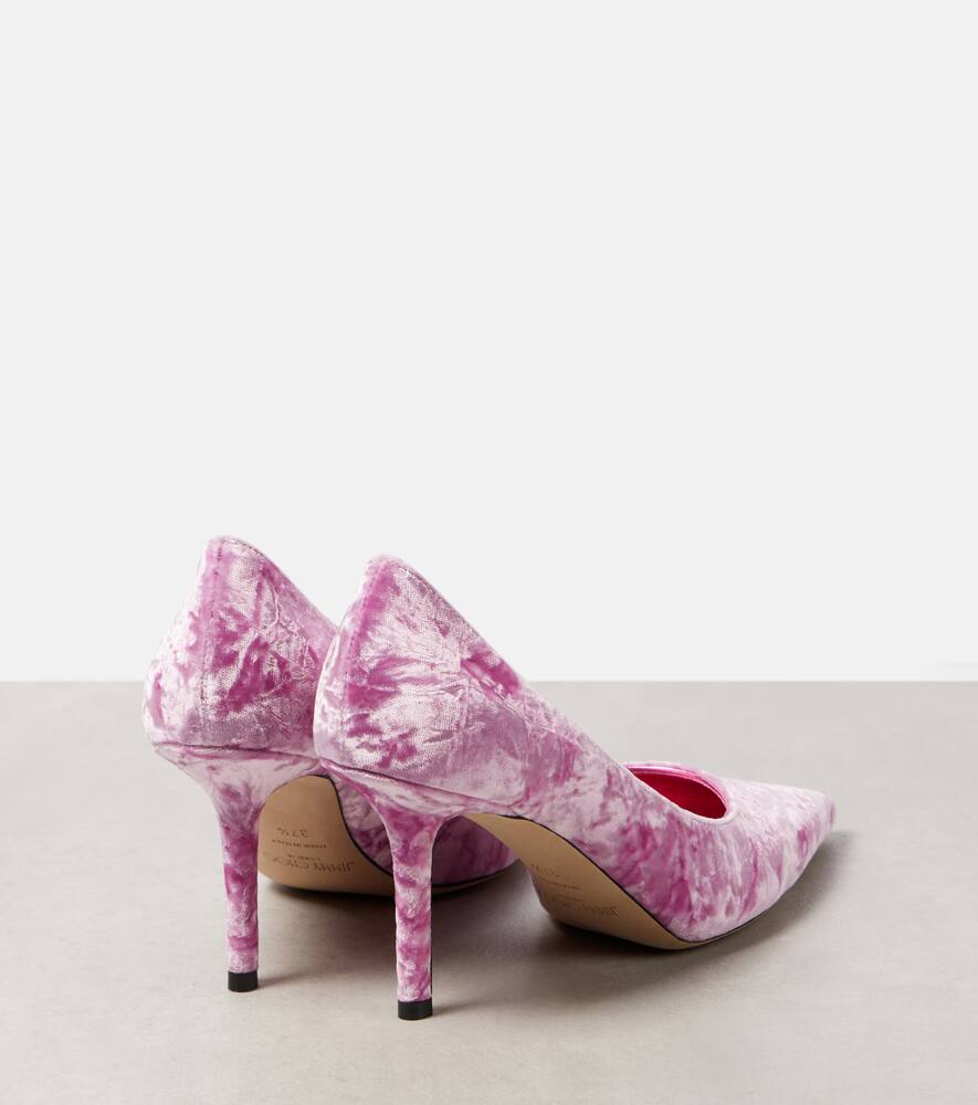 Jimmy Choo Love 85 velvet pumps