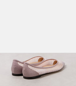 Jimmy Choo Love Flat embellished ballet flats