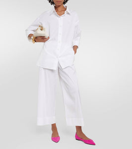 Jimmy Choo Love leather ballet flats