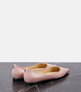 Jimmy Choo Love leather ballet flats