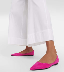 Jimmy Choo Love leather ballet flats