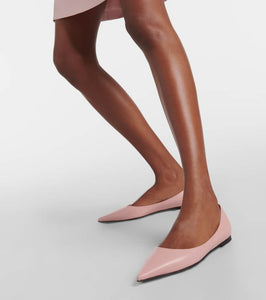 Jimmy Choo Love leather ballet flats