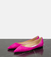 Jimmy Choo Love leather ballet flats