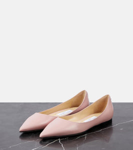Jimmy Choo Love leather ballet flats