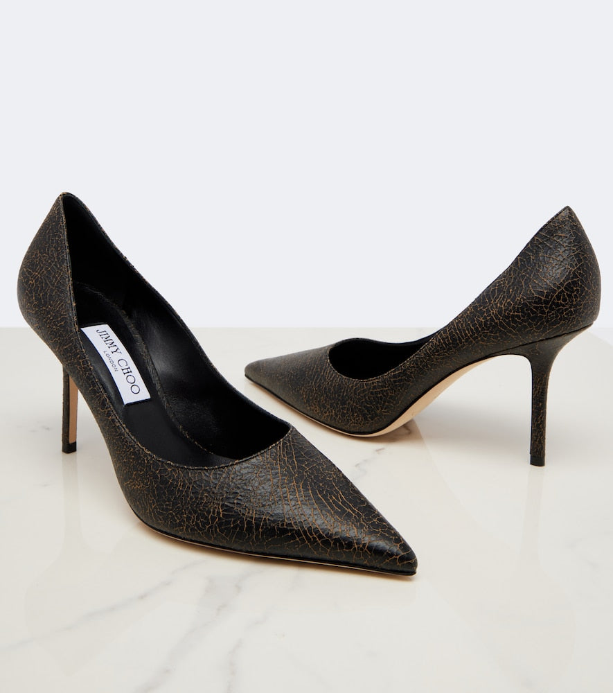 Jimmy Choo Love leather pumps