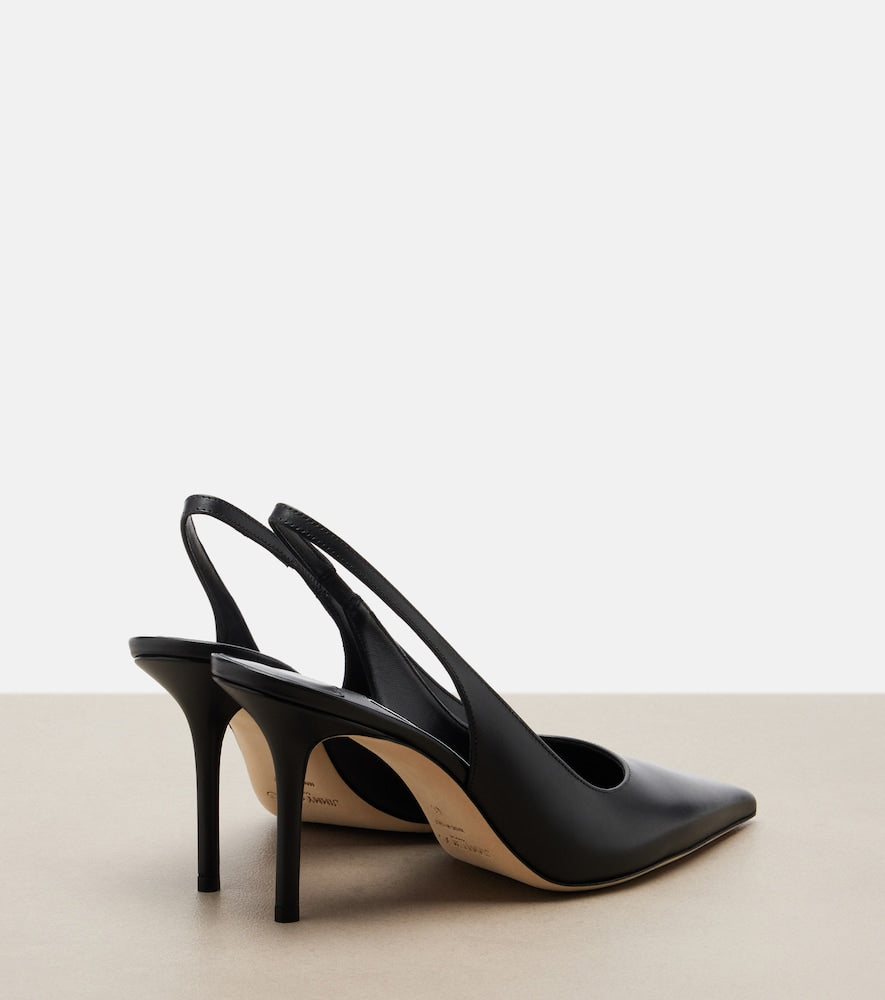 Jimmy Choo Love leather slingback pumps