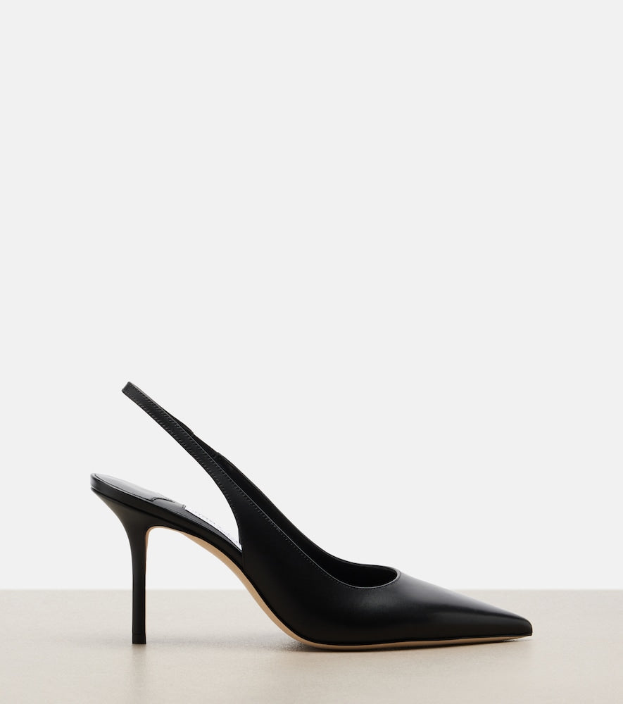 Jimmy Choo Love leather slingback pumps