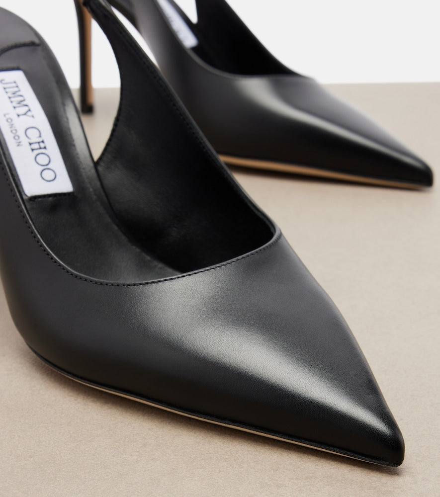 Jimmy Choo Love leather slingback pumps