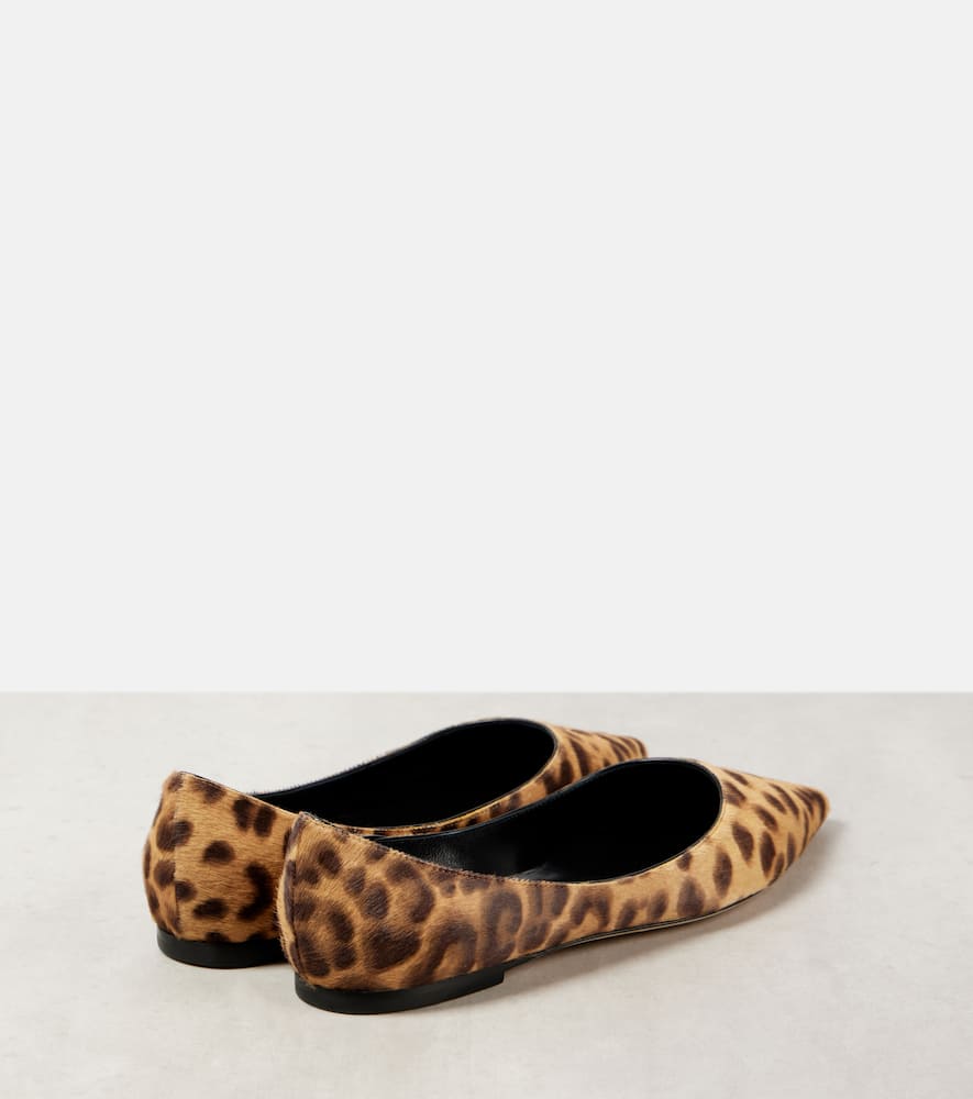 Jimmy Choo Love leopard-print ballet flats