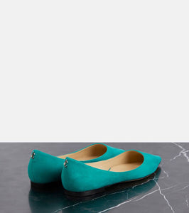 Jimmy Choo Love suede ballet flats