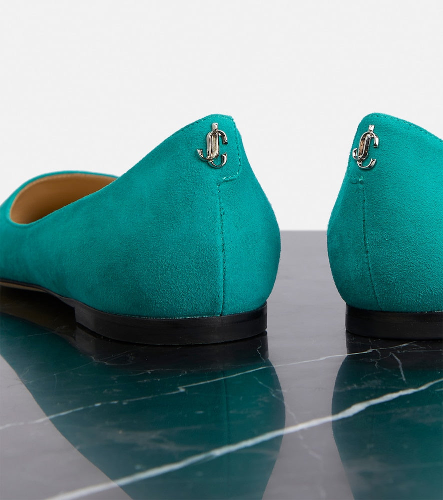 Jimmy Choo Love suede ballet flats